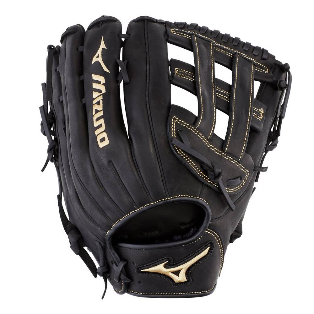 Damske Rukavice Mizuno MVP Series Slowpitch 13" Softball Čierne Vypredaj ATOW94251